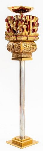 KARL SPRINGER GILT WOOD MOUNT