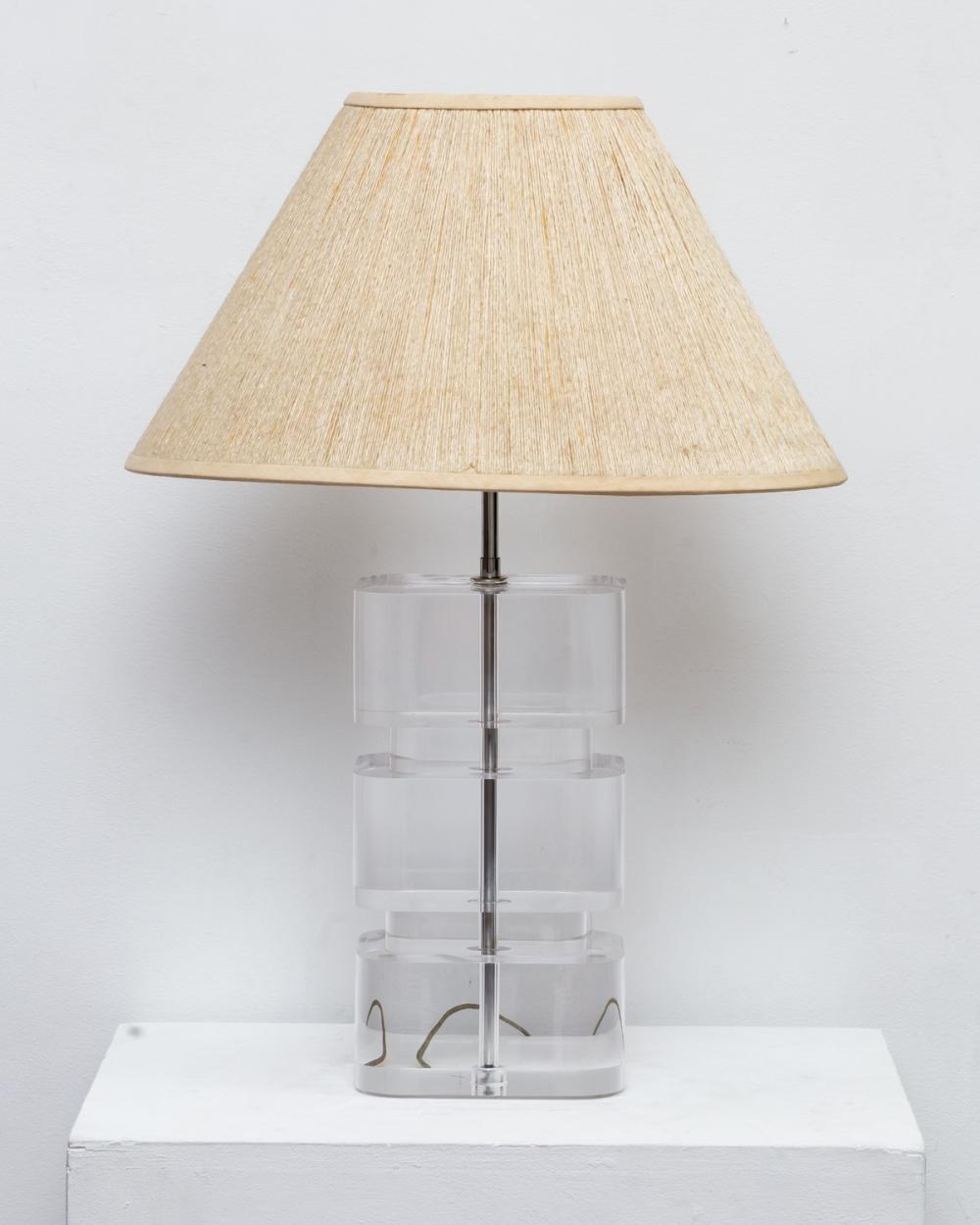 KARL SPRINGER LUCITE STACKED