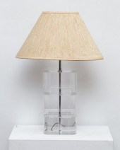 KARL SPRINGER LUCITE STACKED T