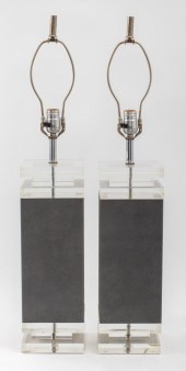 KARL SPRINGER MODERN LUCITE TA