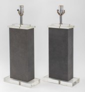 KARL SPRINGER MODERN LUCITE TA