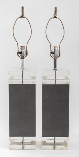 KARL SPRINGER MODERN LUCITE TABLE