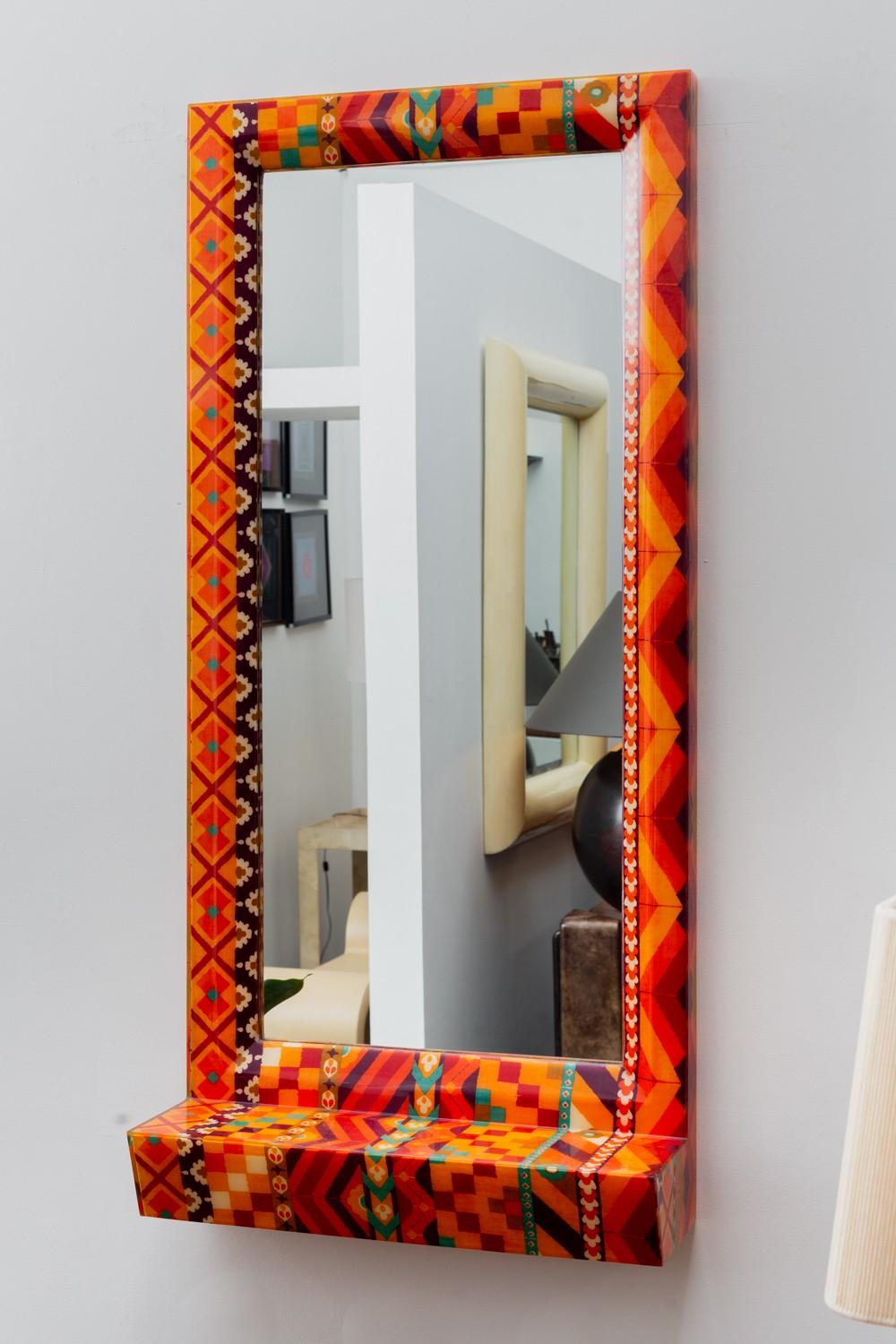 KARL SPRINGER: RARE WALL MIRRORKarl