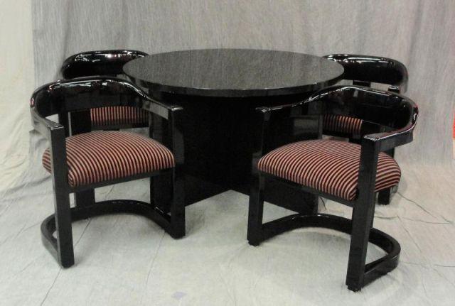 KARL SPRINGER. Round Black