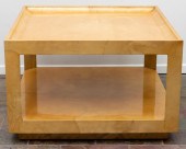 KARL SPRINGER: SQUARE END TABL