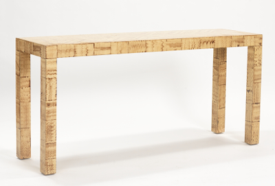 Karl Springer Style Console Table