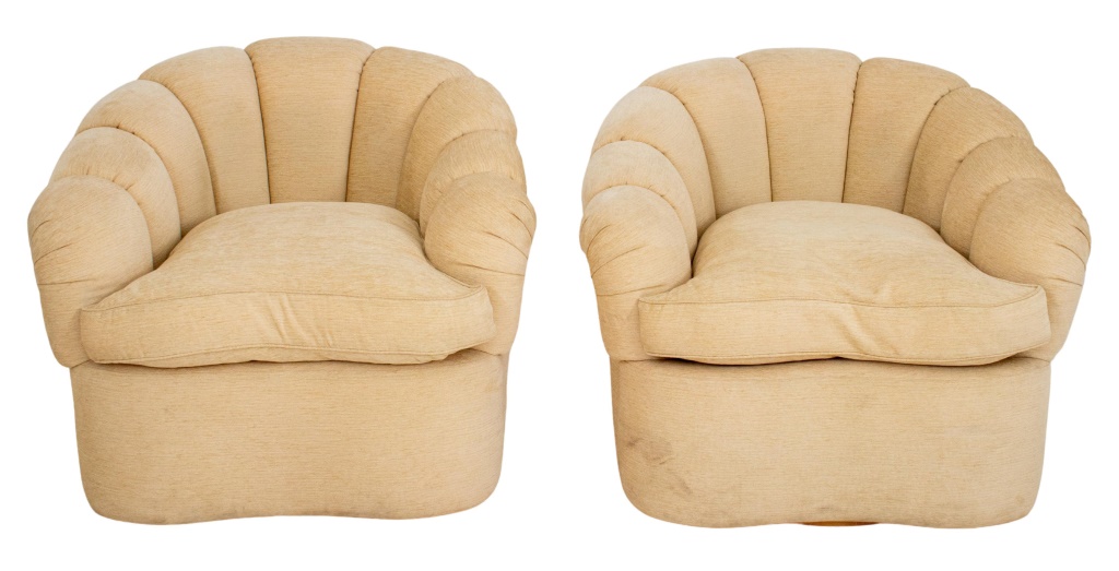 KARL SPRINGER STYLE UPHOLSTERED