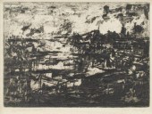 KARL UMLAUF (B.1939) ETCHING '