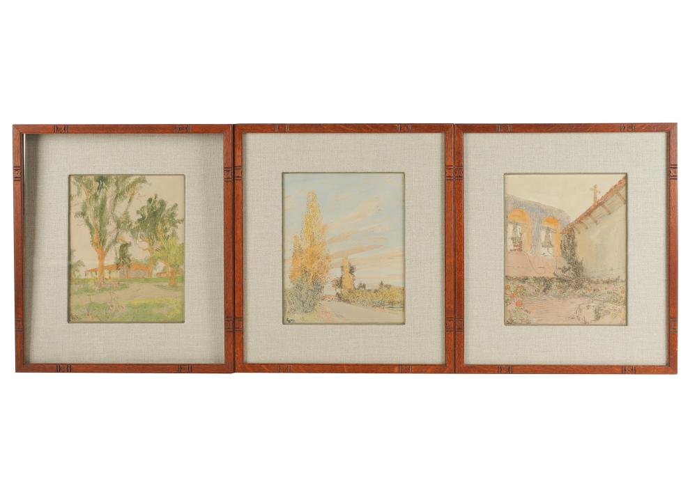 KARL YENS (1868 - 1945): THREE