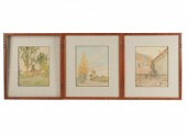 KARL YENS (1868 - 1945): THREE