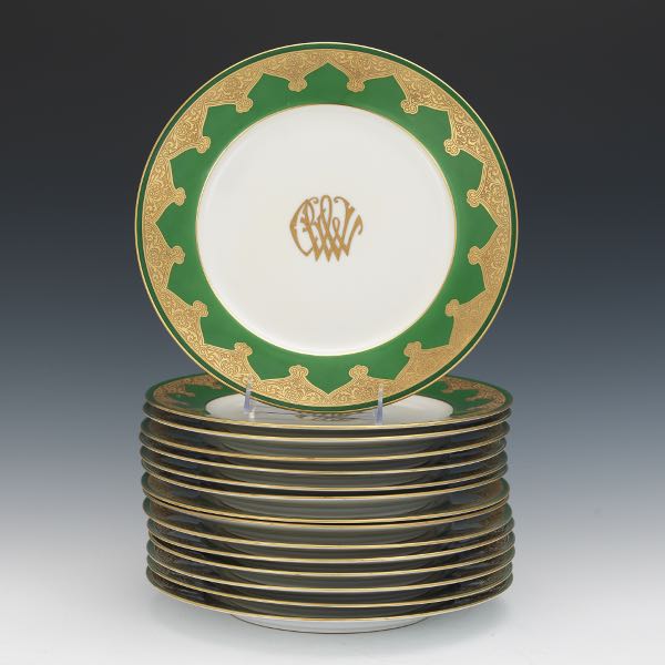 KARLSBAD PLATES, SET OF 15 1" x 11"