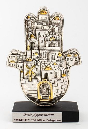 KARSHI JUDAICA SILVER HAMSA