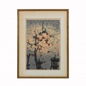 KASAMATSU SHIRO WOODBLOCK PRIN