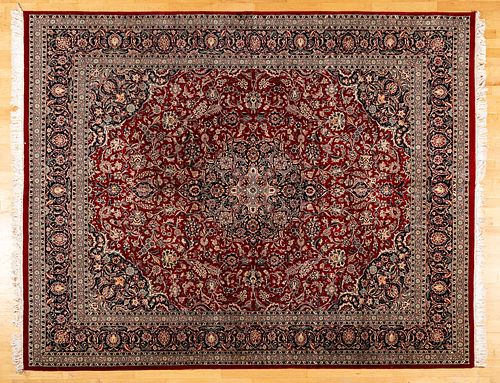 KASHAN CARPET, 10'4" X