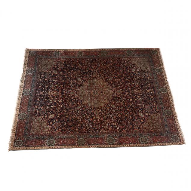KASHAN CARPET With circular lobed