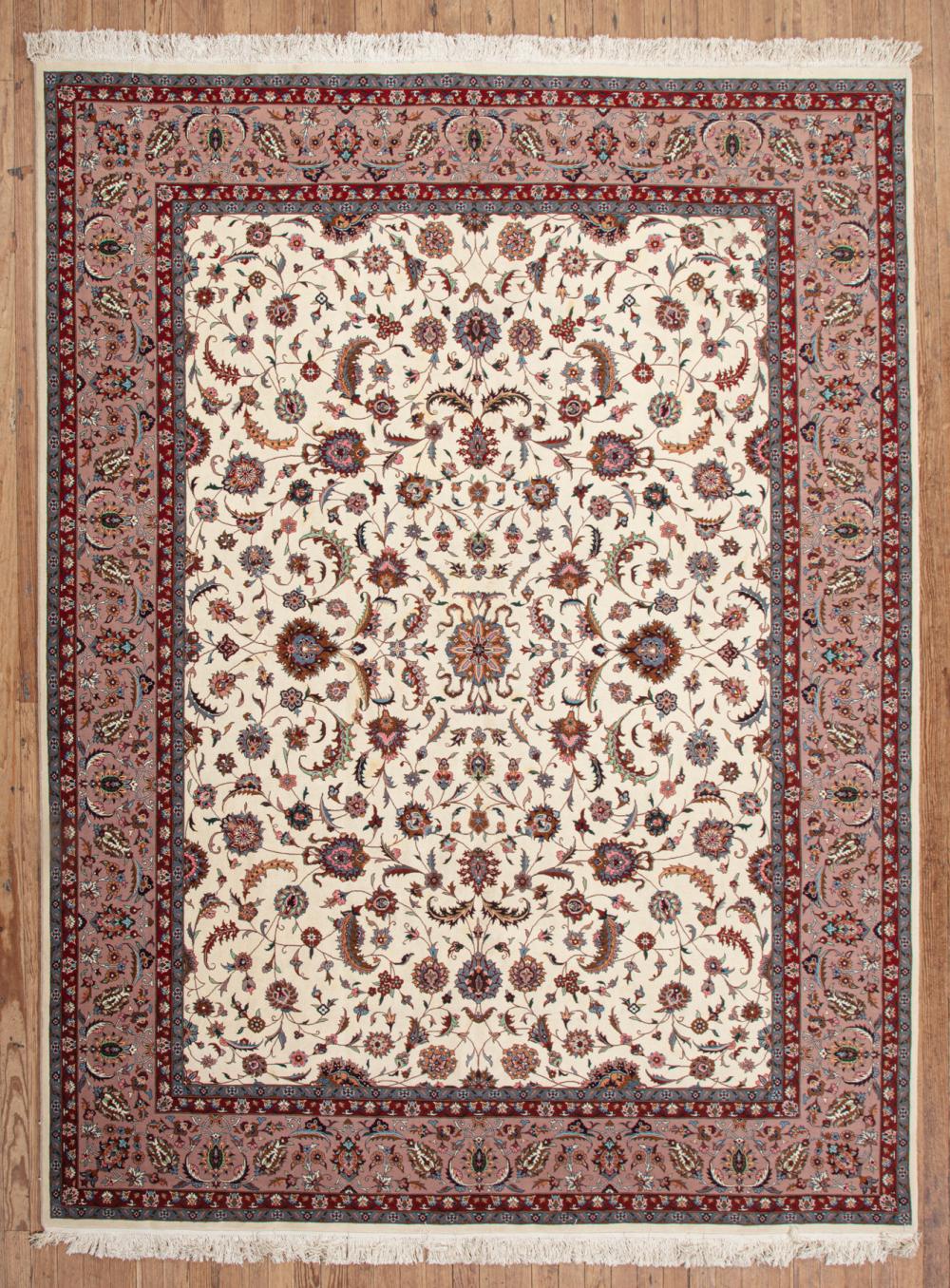 KASHAN CARPETKashan Carpet, cream