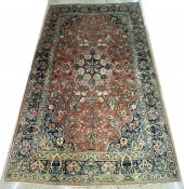 KASHAN IRANIAN RUG W/ FLORAL &