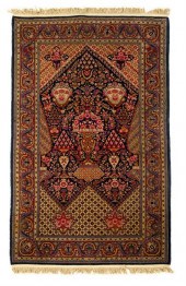 Kashan meditation rug    centr