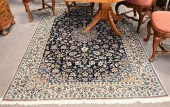 KASHAN ORIENTAL AREA RUG, 5' 4