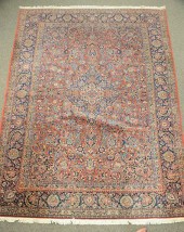 KASHAN ORIENTAL CARPET, SLIGHT