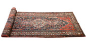 KASHAN PLATINUM RED AND BLACK
