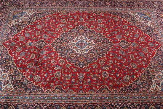 KASHAN RUG. - 10 ft. x 13 ft.
