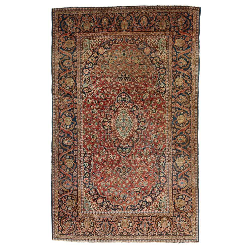 KASHAN RUG CENTRAL PERSIA, LATE