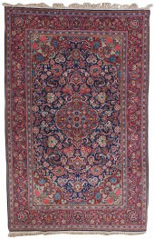 KASHAN RUG, PERSIA, CA. 1930;