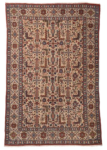 KASHAN RUGmid 20th century, white