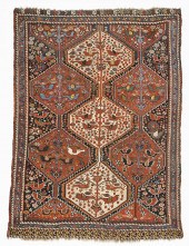 Kashgai carpet ca. 1900 6' x 4