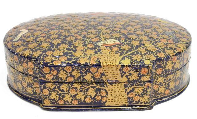 KASHMIR HAND-PAINTED EMBOSSED