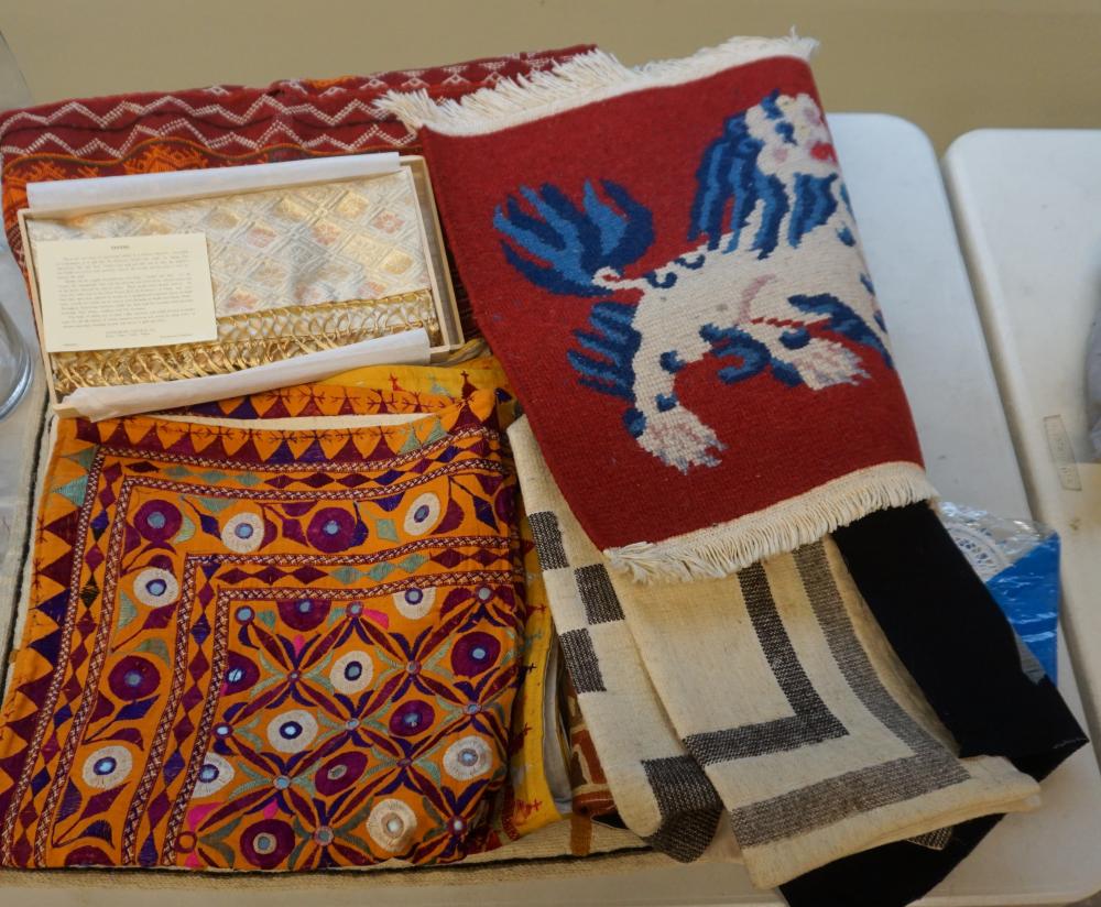 KASHMIR, INDIAN AND CHINESE WOVEN