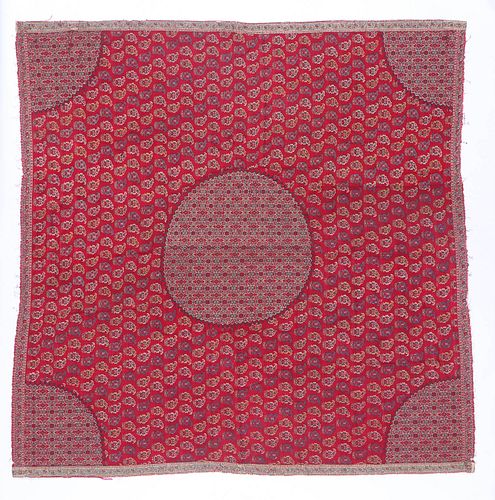 KASHMIR MOON SHAWL, INDIA, LATE