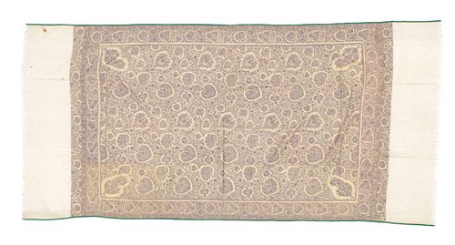 KASHMIR SHAWL, INDIA, LATE 19TH