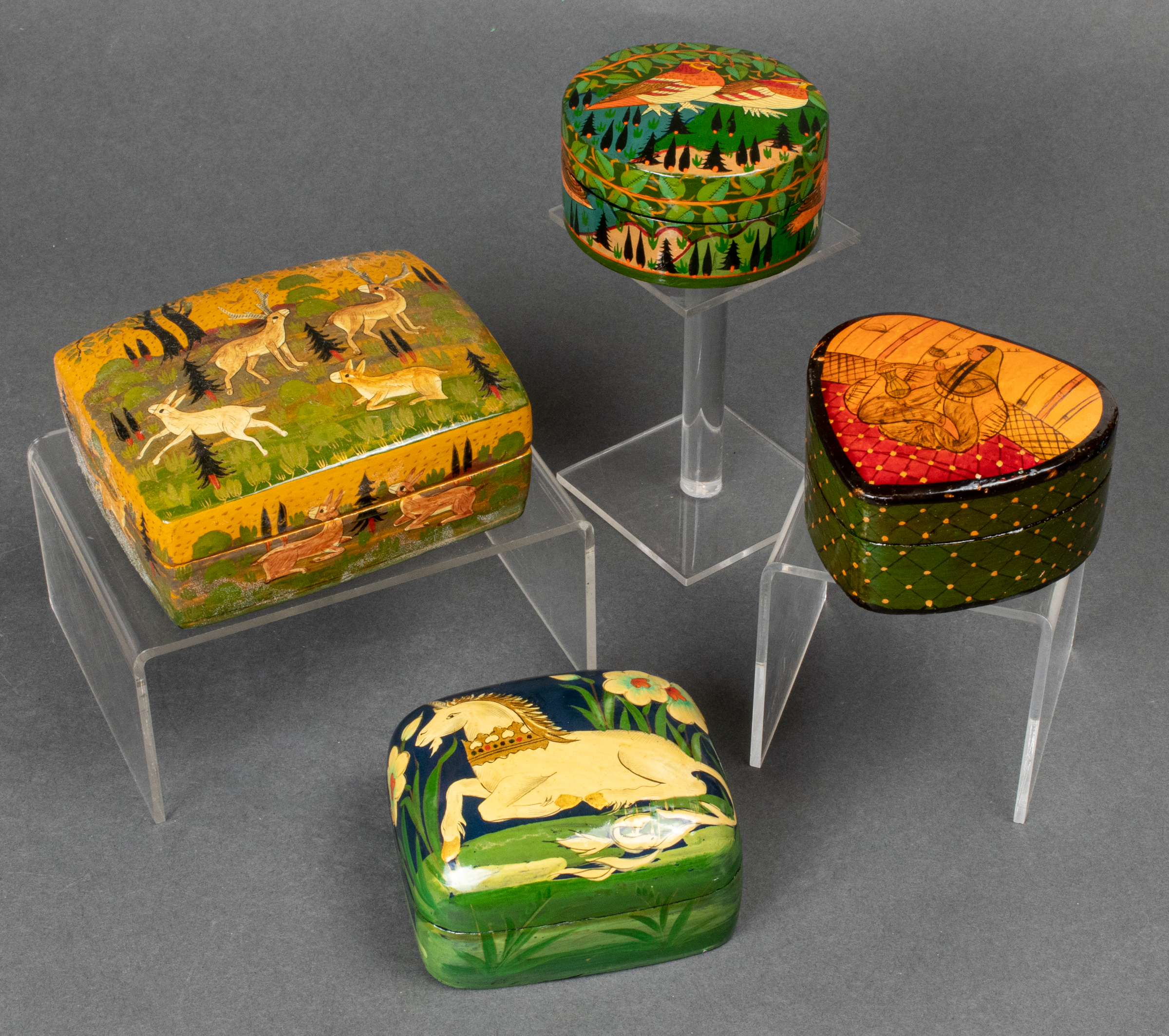 KASHMIRI HAND PAINTED LACQUERED