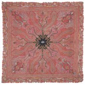 Kashmiri paisley textile, 80"