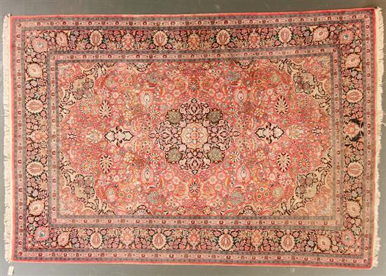 Kashmiri silk rug, Kashmir, circa