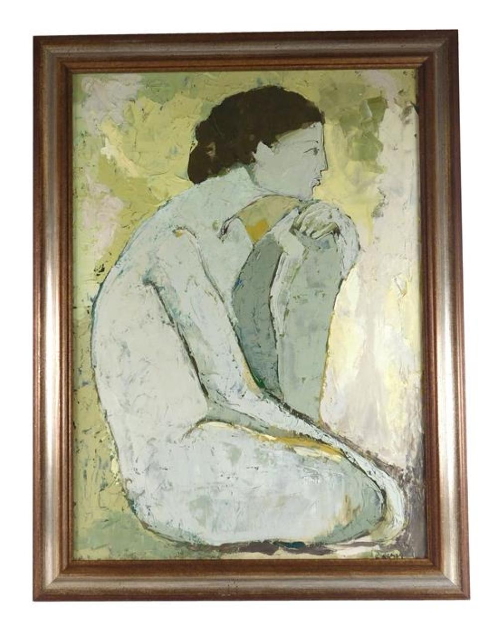 KASSOF, MID-CENTURY OIL ON
