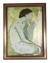 KASSOF, MID-CENTURY OIL ON CAN