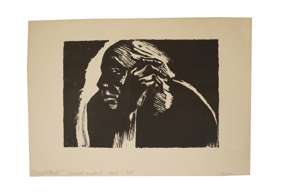 KATHE KOLLWITZ (1867 - 1945): "SELF