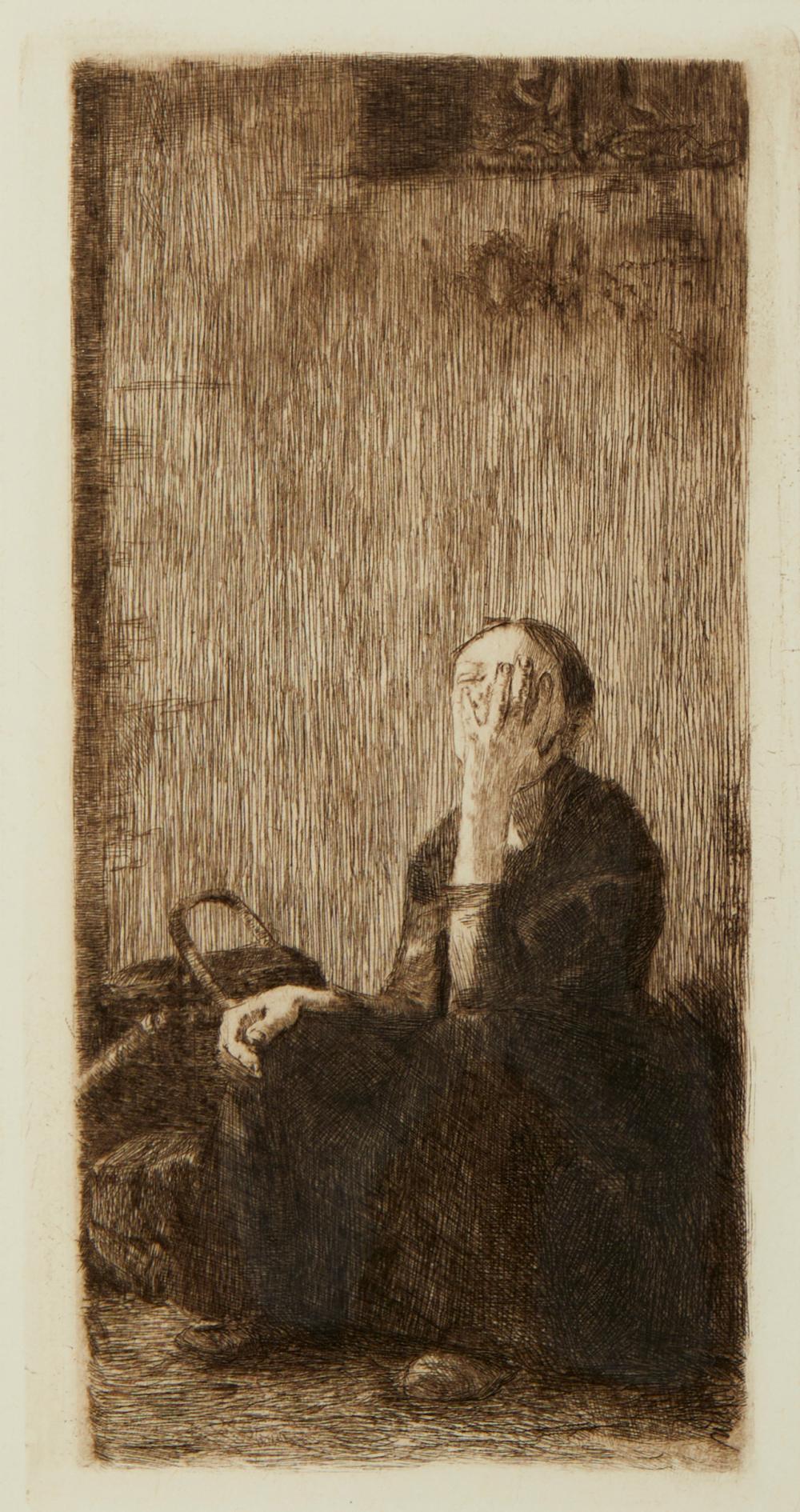 KATHE KOLLWITZ (1867-1945), "AT THE
