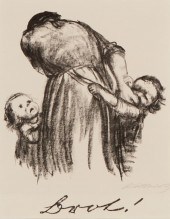 KATHE KOLLWITZ (1867-1945), "B