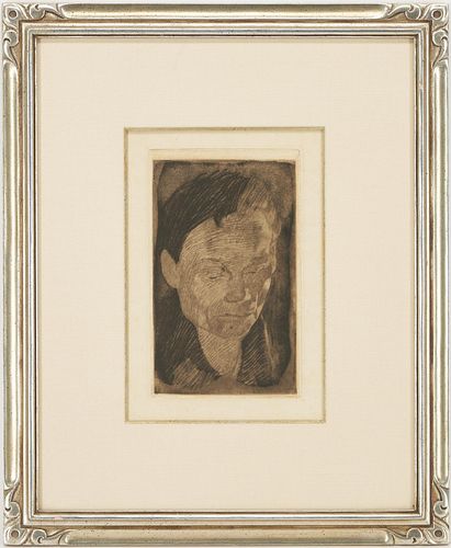 KATHE KOLLWITZ ETCHING,
