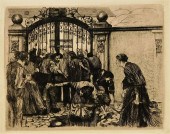 KATHE KOLLWITZ STORMING THE GA
