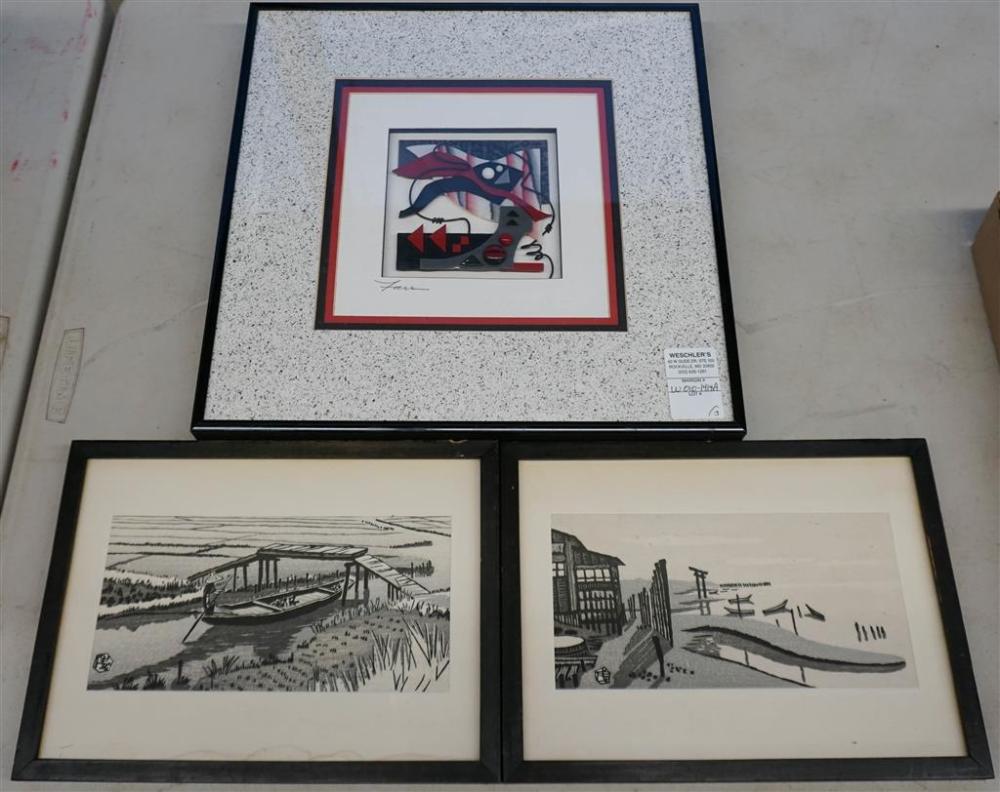 KATHIE FARR, MIXED MEDIA; AND TWO