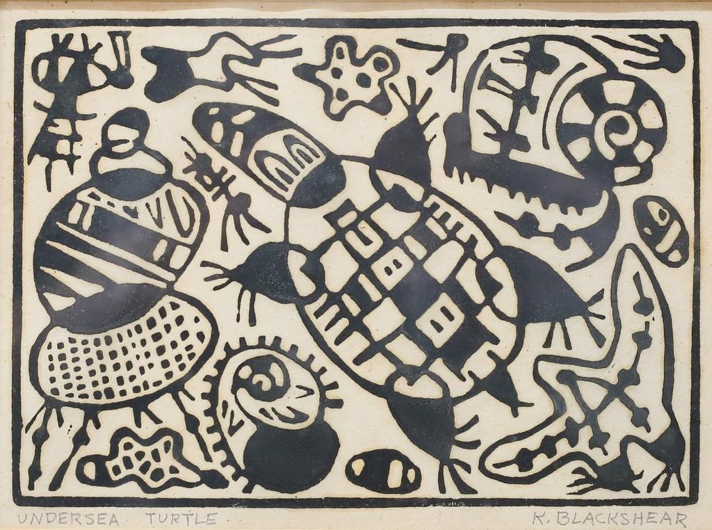 KATHLEEN BLACKSHEAR LINOCUT