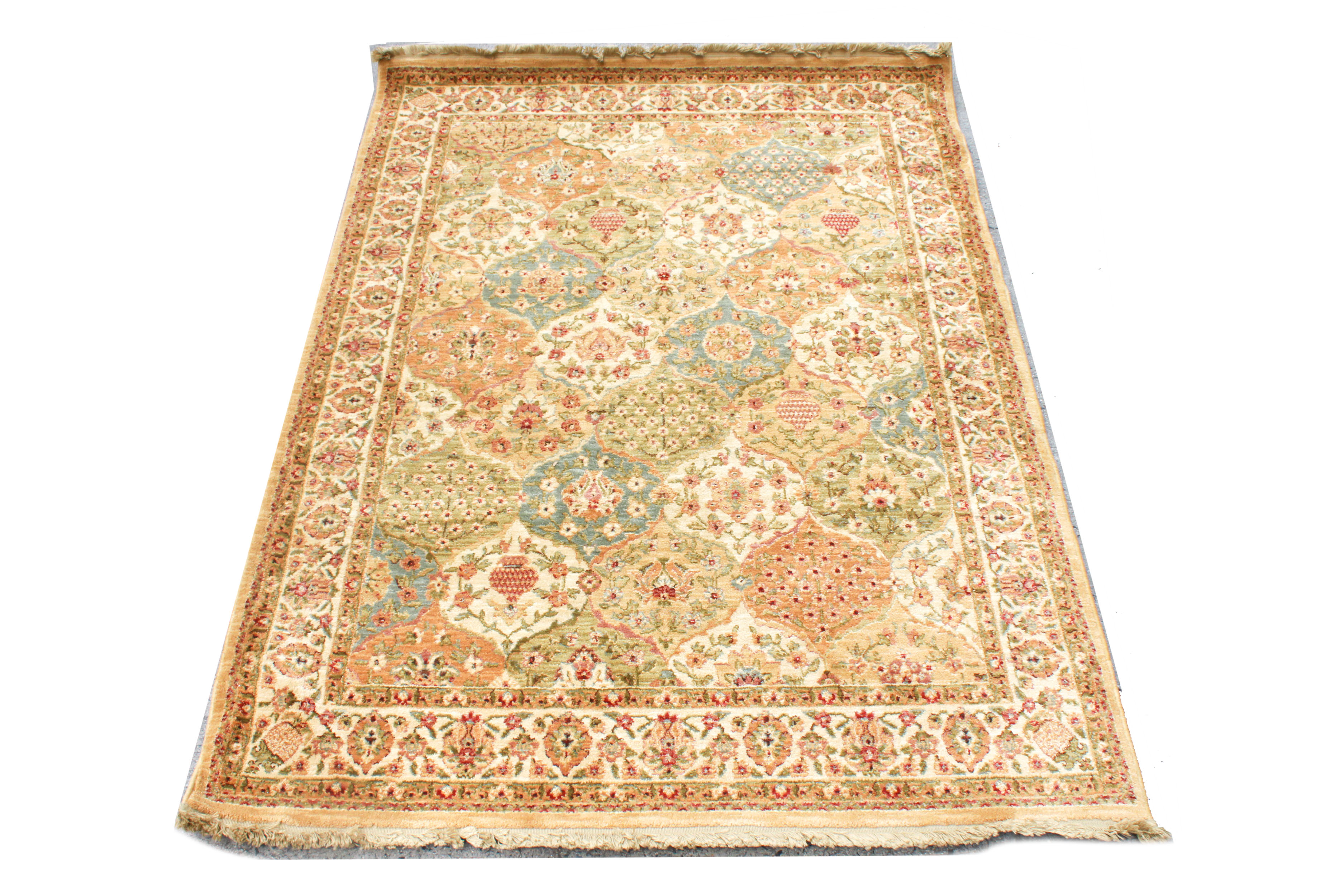 KATHY IRELAND FLORAL CARPET 5' 4" X