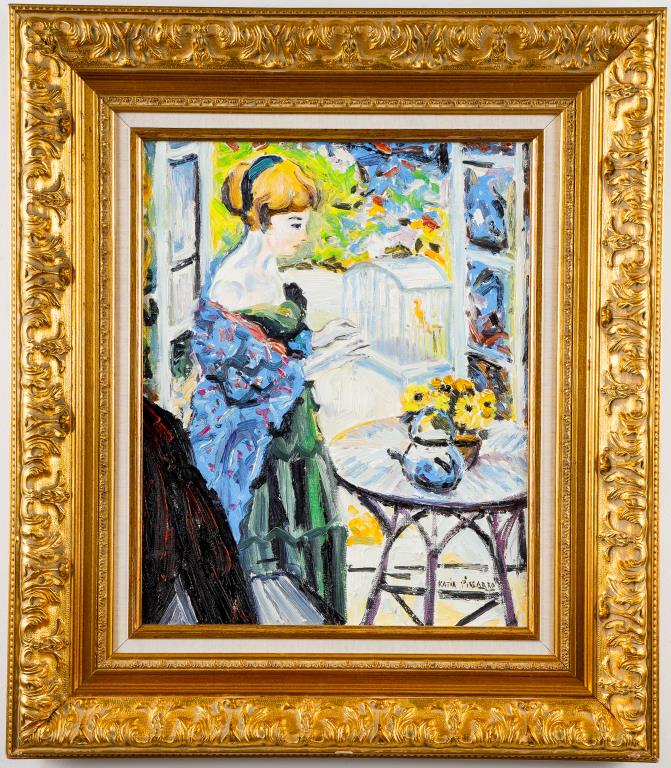 KATIA PISSARRO "WOMAN WITH SHAWL"