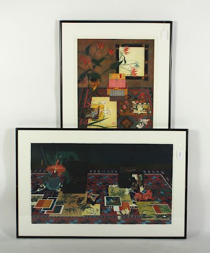KATJA OXMAN, TWO MODERN ETCHINGS,