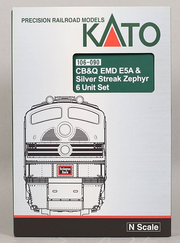 KATO CB&AMP;Q EMD E5A&AMP;SILVER